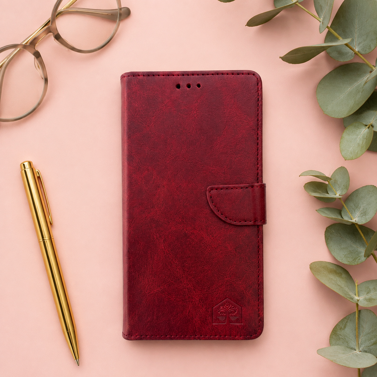 Ruby & Tan 2 Tone Wallet