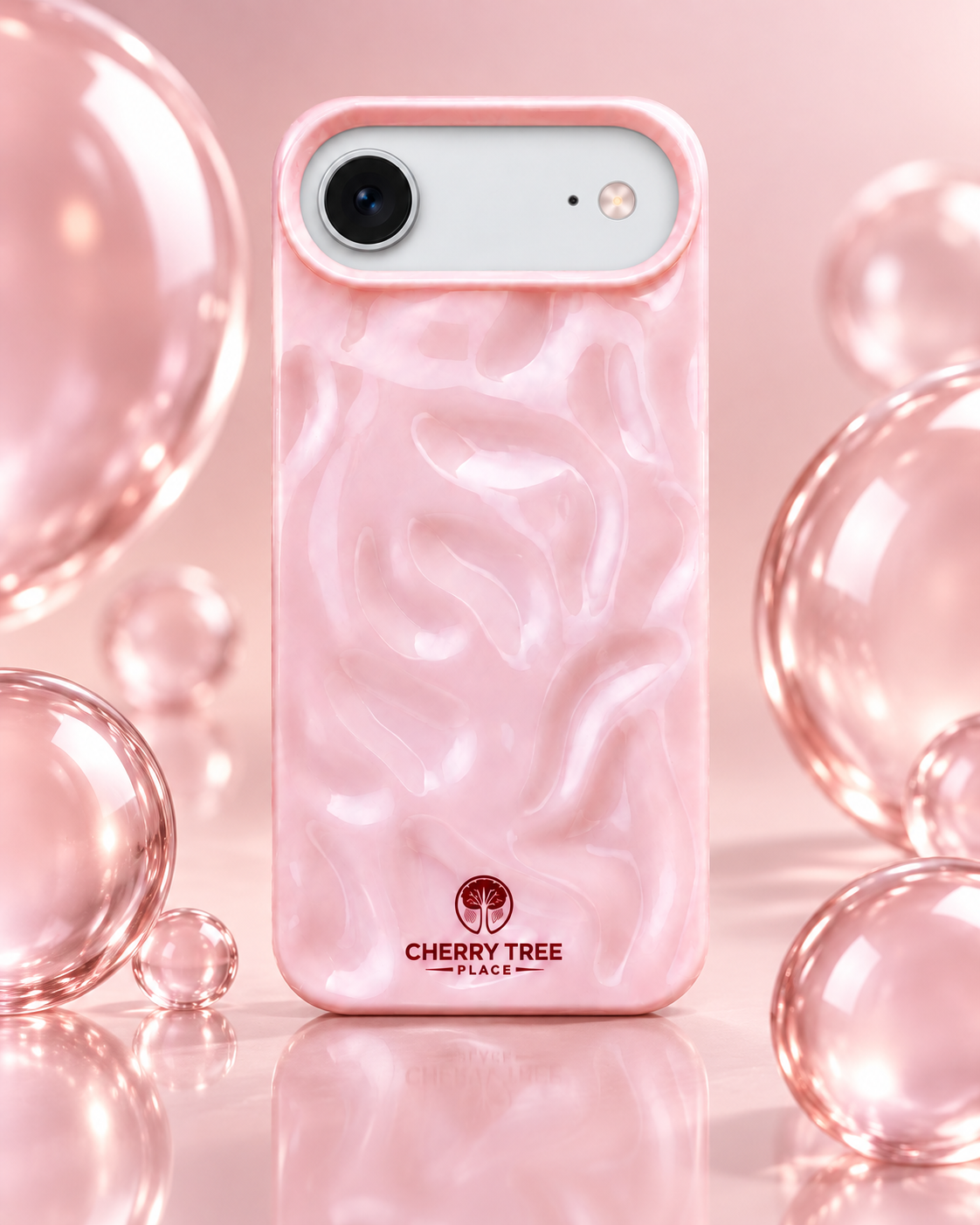 Pink Blush Glossy Phone Case