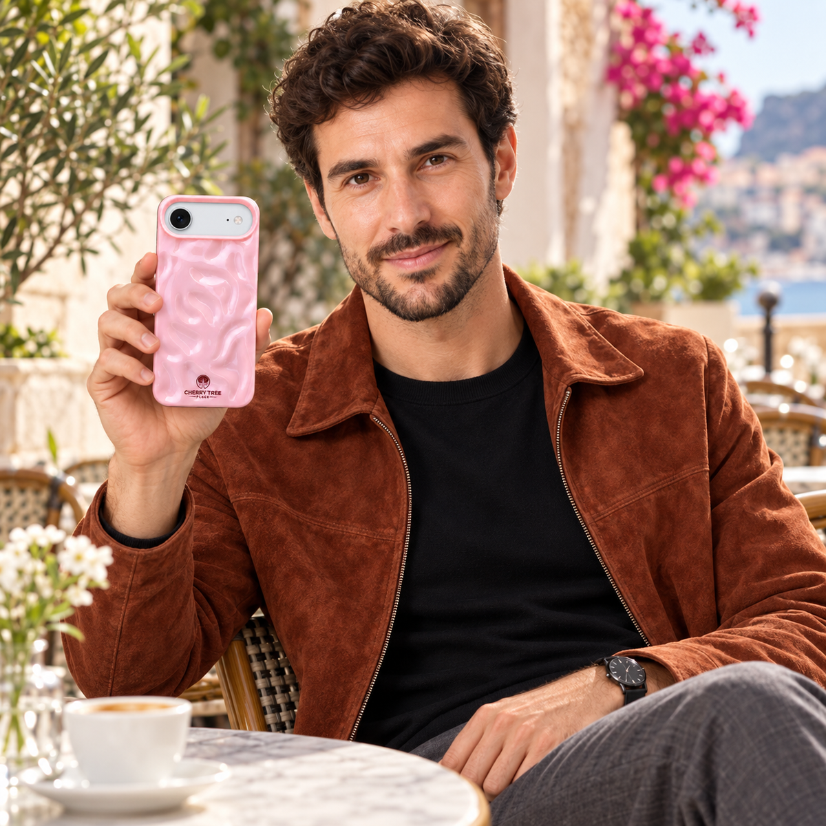 Pink Blush Glossy Phone Case