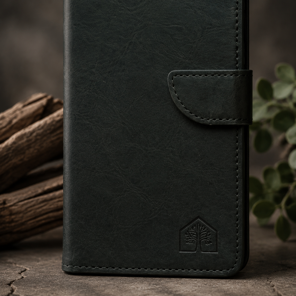 Forest Green and Tan 2 Tone Wallet