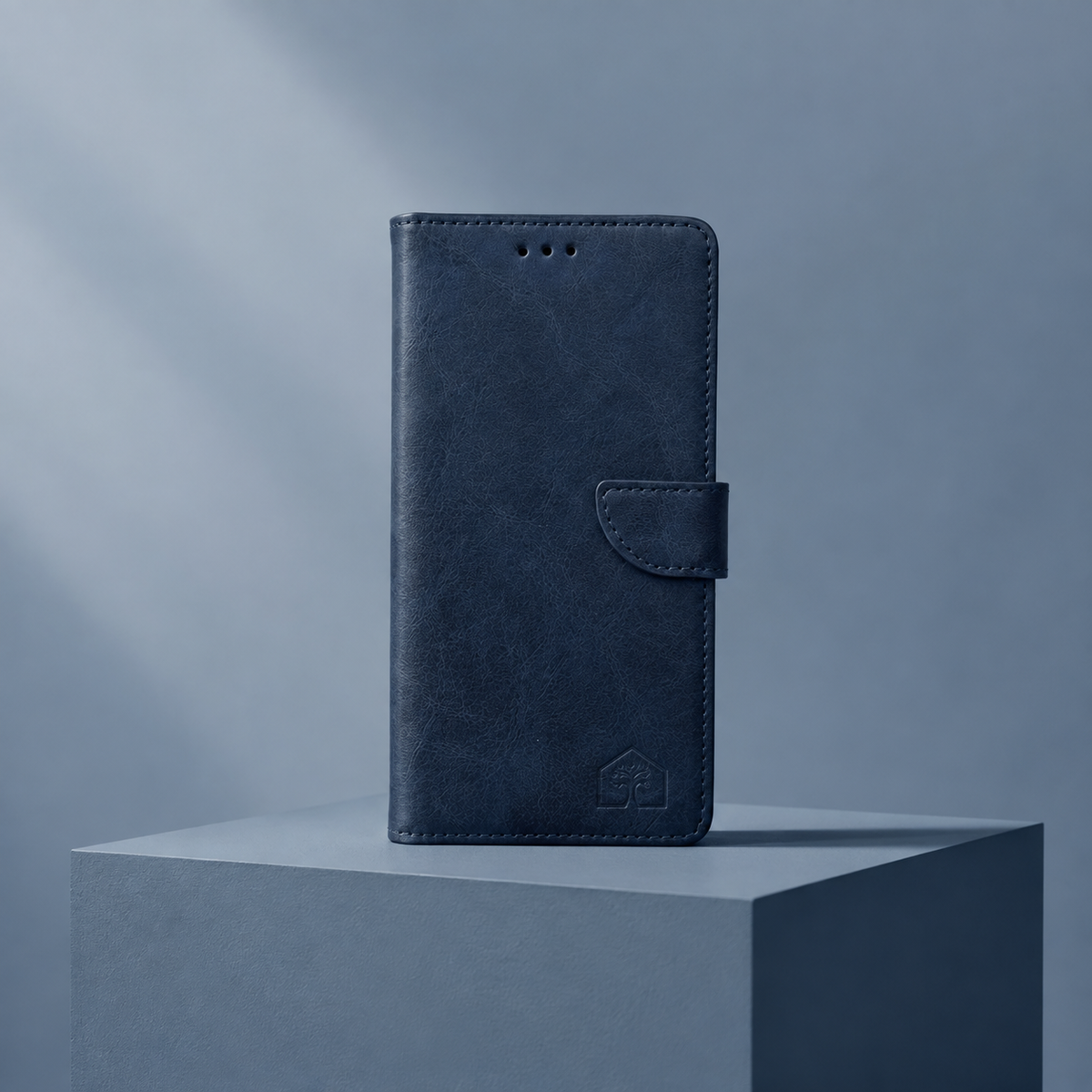 Navy & Tan 2 tone Wallet