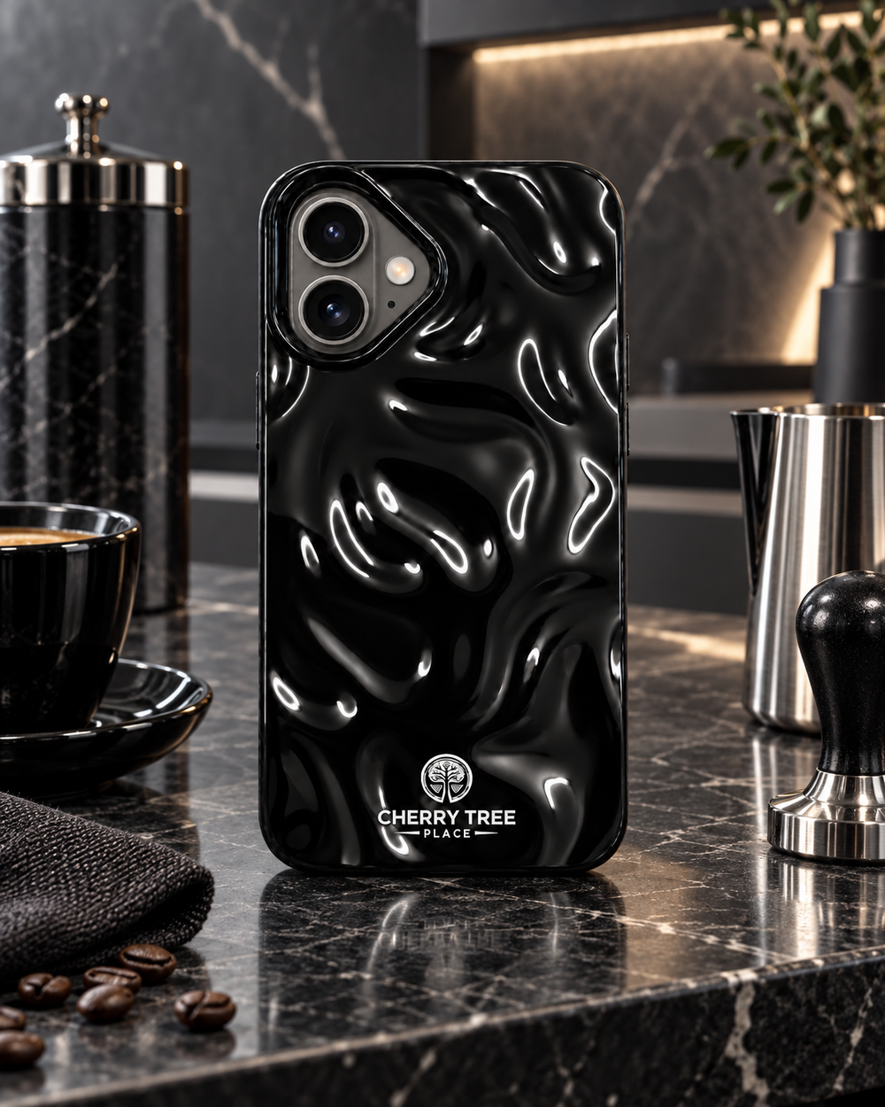 Black Ripple — espresso elegance