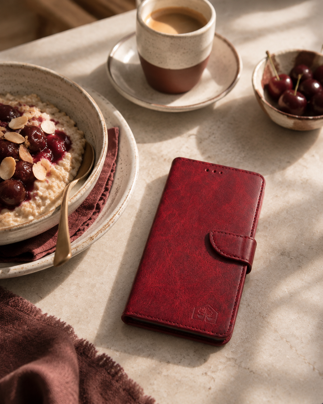 Ruby & Tan 2 Tone Wallet